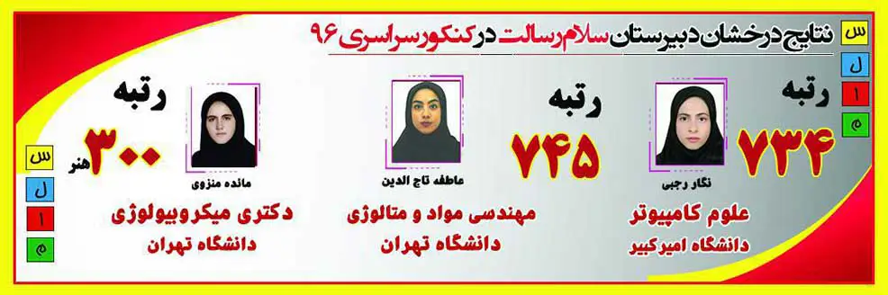 دبیرستان دخترانه غیردولتی سلام رسالت