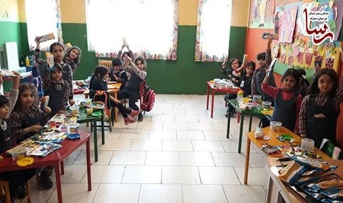 فضا و محوطه دبستان دخترانه رسا