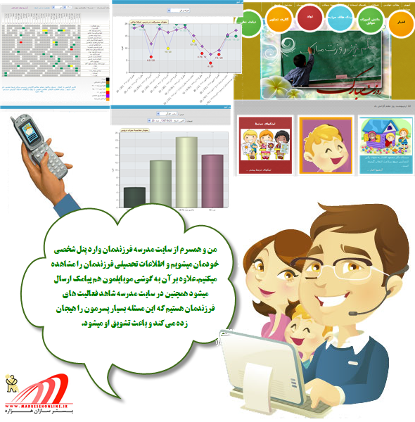 بابا و رایانه ( در منزل )