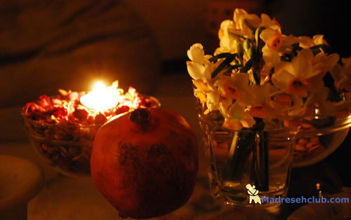 شب یلدا, شب چله, رسومات
