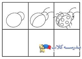 اموزش نقاشی حشرات