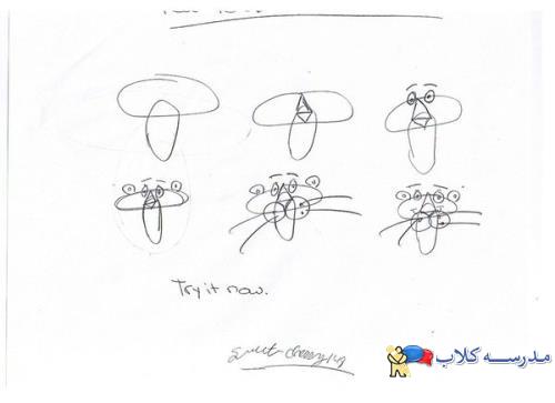 آموزش نقاشی پلنگ صورتی