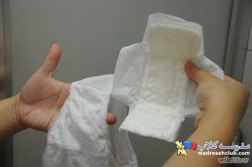 آموزش نصب نوار بهداشتی