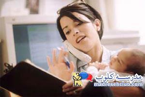 وقتی مادران شاغل هستند ولی مدرسه تعطیل میشه