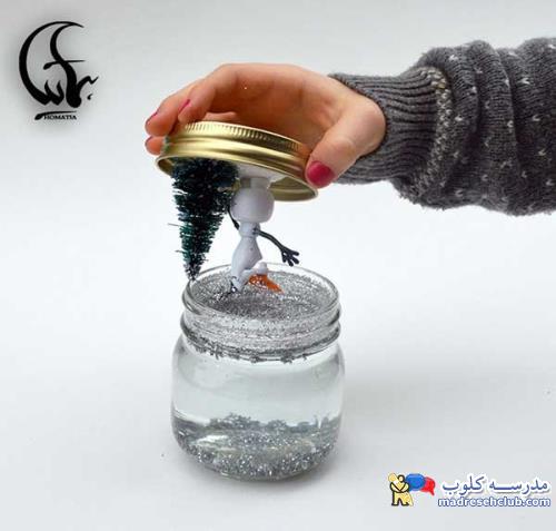 گوی برفی درست کنید
