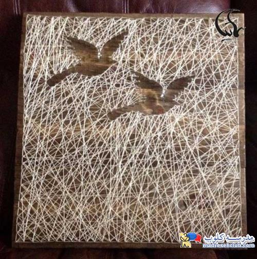 ایده ی خلاقانه برای درست کردن تابلو