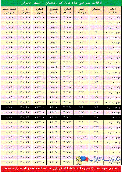 ماه رمضان 1393