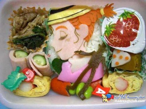 تزیین غذا برای بچه ها و بزرگا