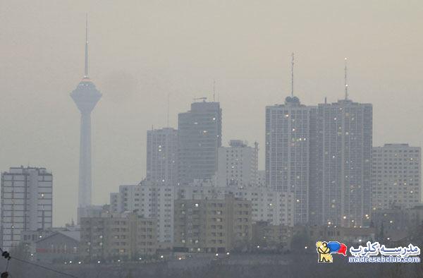 تصاویری از هوای آلوده این روزهای تهران!