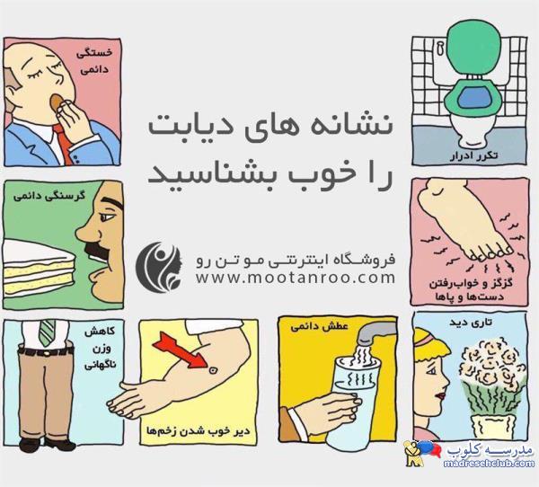 نشانه های ابتلا به دیابت رو میشناسید؟؟؟