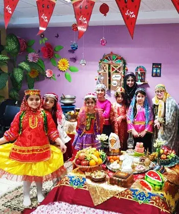 مدرسه ندا، جشن یلدا در پیش دبستان و دبستان دخترانه ندا منطقه 6