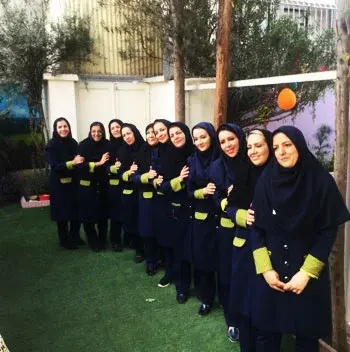 مدرسه ندا، عکس دوستانه مربیان پیش دبستان و دبستان  دخترانه ندا منطقه 6