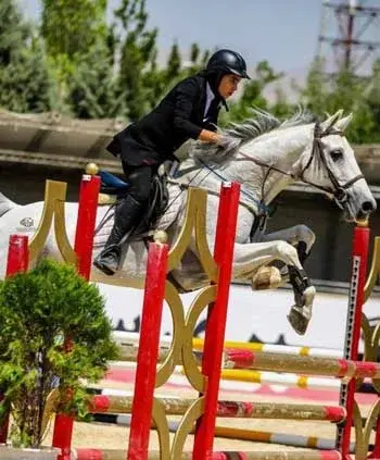 مدرسه هنرجو، اسب سواری هنرجویان هنرستان  دخترانه غیر دولتی هنرجو منطقه 2