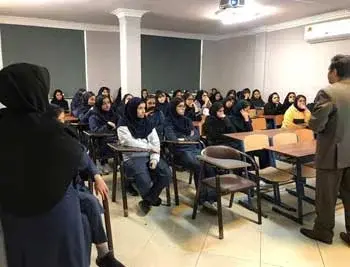 مدرسه هنرجو، نمای کلاس هنرجویان هنرستان غیر دولتی  دخترانه هنرجو منطقه 2