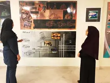 مدرسه هنرجو، عکس از طراحی های زیبای هنرجویان هنرستان غیردولتی  دخترانه منطقه 2