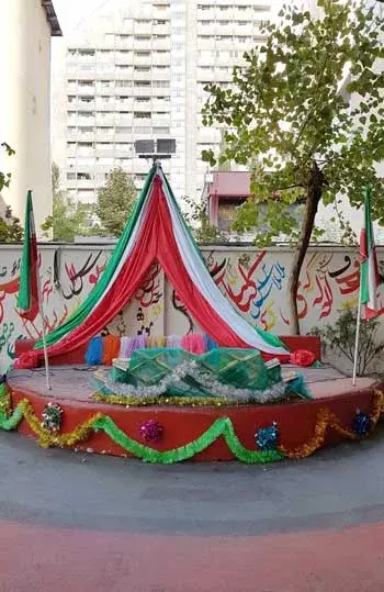 مدرسه  بشرا، خلاقیت در تزیین در مجتمع دخترانه بشرا منطقه 2