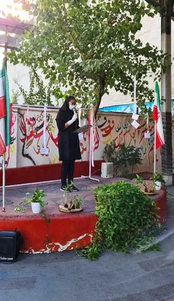 مدرسه  بشرا، اجرای  دانش آموزان مجتمع دخترانه  بشرا منطقه 2