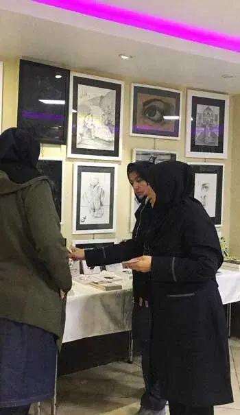 مدرسه هنرجو، نمایشگاه هنری هنرجویان هنرستان دخترانه هنرجو منطقه 2