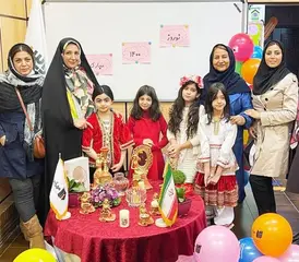 مدرسه مهرآیین، چیدمان سفره هفت سین دبستان دخترانه مدرسه مهرآیین 