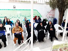 مدرسه آفاق بدیع، جلسه اولیا مربیان در دبیرستان دخترانه آفاق بدیع محدوده شهرک گلستان