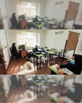 مدرسه آفاق بدیع، رفع اشکال با رعایت فاصله گذاری اجتماعی در دبیرستان دخترانه 