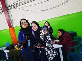 مدرسه صدرا نوین، شرکت در مسابقات رباتیک منطقه 2 دبیرستان صدرا
