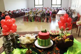 مدرسه  جوانه های علم وفرهنگ، یلدای زیبا درپیش دبستان ودبستان غیردولتی دخترانه جوانه های علم وفرهنگ منطقه 4