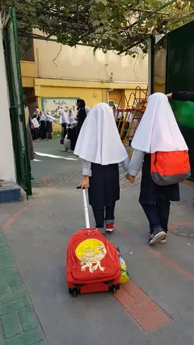 مدرسه  بشرا،  دانش آموزان دبستان مجتمع دخترانه بشرا منطقه 2