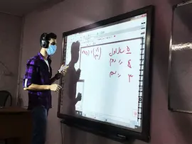 مدرسه بشرا، کلاس آنلاین در دبیرستان غیردولتی دوره دوم دخترانه بشرا منطقه 2