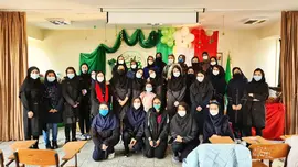 مدرسه بشرا، عکس یادگاری دانش آموزان دبیرستان دوره دوم  دخترانه بشرا منطقه 2