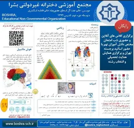 مدرسه بشرا، همایش بزرگ هدایت تحصیلی - جهت شرکت بارکد را اسکن نمایید 