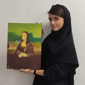 مدرسه هنرجو، عکس از نمونه کار دانش آموزان هنرستان دخترانه هنرجو منطقه 2