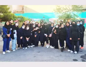 مدرسه آتیه سازان، تصویر دختران دبیرستانی آتیه سازان صمیمی، کوشا و پر انرژی