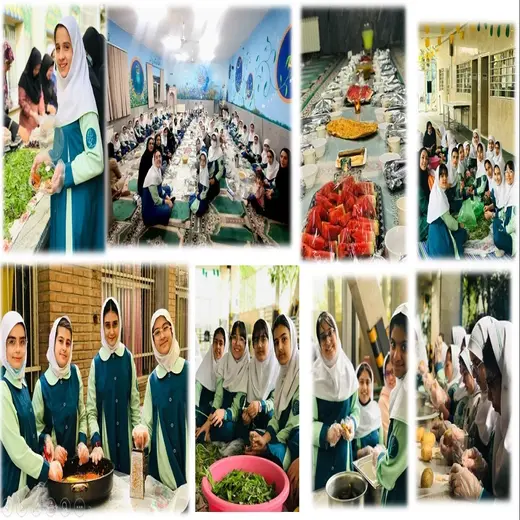 مدرسه هدی، ضیافت افطاری بخش ابتدایی