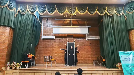 مدرسه علامه طباطبایی واحد یوسف آباد، داوری نمایش صحنه ایی دختران دوره دوم علامه طباطبایی در مسابقات فرهنگی هنری اداره آموزش و پرورش منطقه ۶
