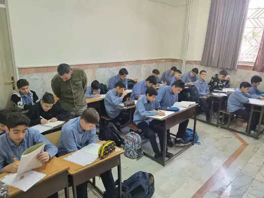 مدرسه بهان، برگزاری  اولین مرحله آزمون جامع مبتکران  در متوسطه دوره اول غیردولتی پسرانه بهان منطقه5