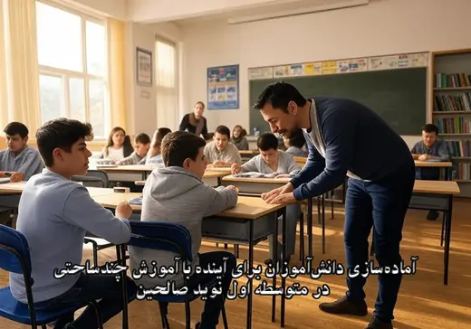 مدرسه نوید صالحین، آماده‌سازی دانش‌آموزان برای آینده با آموزش چندساحتی در متوسطه اول نوید صالحین
