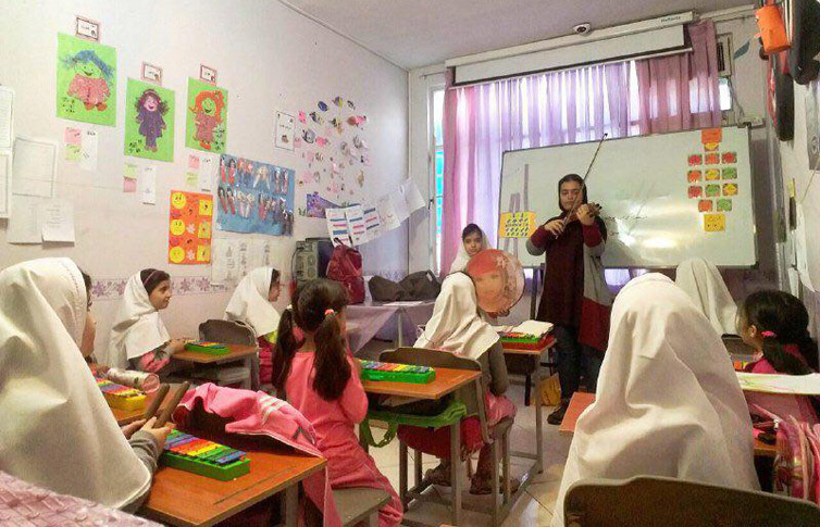 برگزاری کلاسهای موسیقی دبستان و پیش دبستان مهرآفرین